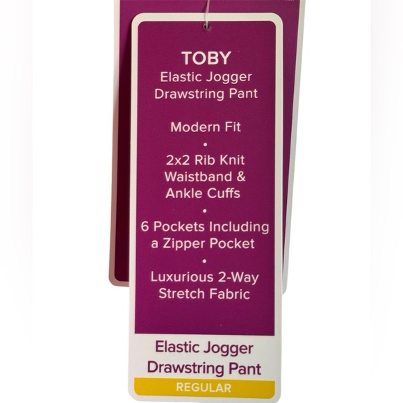 Helping Hands Purple Tag Toby Jogger Scrub Pants - Picture 10 of 12